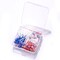 480PCS+ Patriotic Beads Charms for Jewelry Making Enamel 4th of July American Flag Star Charms Independence Day Loose Beads for DIY Necklace Earring Bracelet Making Holiday Decorations